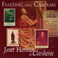 CD Cover: Feasting with Carolan by Janet Harbison & Clarsheree 