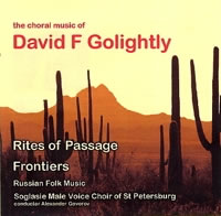CD Cover The Choral Music of David F Golightly