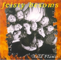 CD cover: Auld Flames by Feisty Besoms