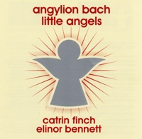 CD cover: Angylion Bach - Little Angels by Catrin Finch and  Elinor Bennett