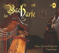 CD cover: Bach auf der Harfe by Anna Zauner-Pagitsch - Triple Harp 