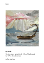 Islands front cover of score