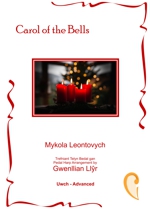 Carol of the Bells front cover of score