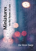 Miniatures on the theme of rain - front cover of score
