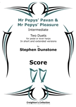 Mr Pepys' Front cover of score