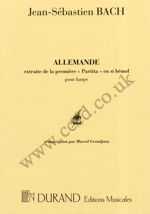 Cover image: Allemande in B flat - JS Bach