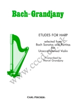 Cover image: UM0011 Etudes for Harp - Bach JS