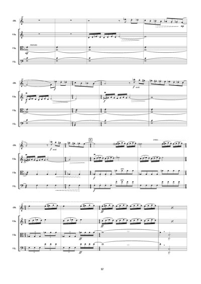 Sample page of the music